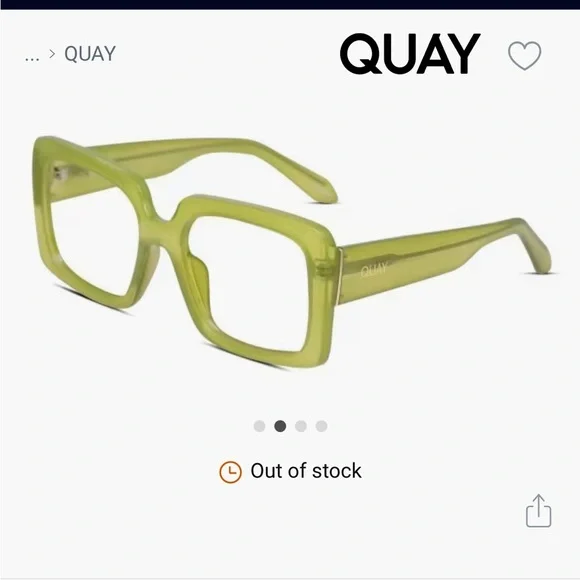 🌻NWT QUAY Total Vibe Blue Light Glasses🌻 - Picture 2 of 4